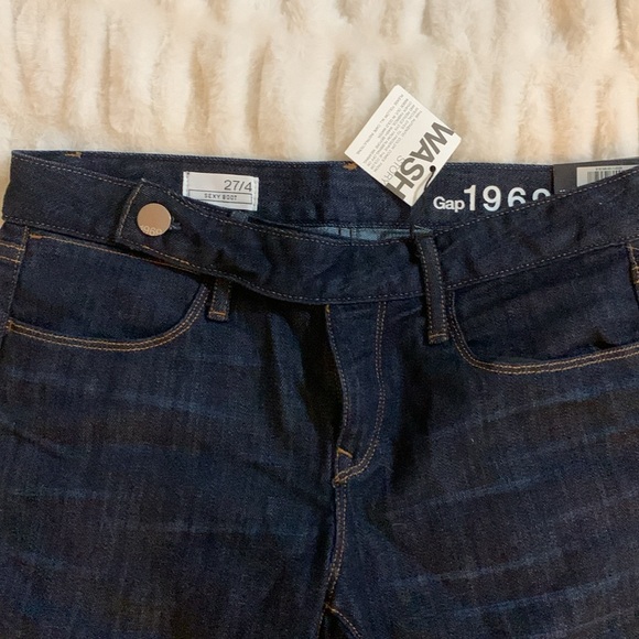 Vintage Gap Sexy Boot Jeans/ Size 4 - Picture 3 of 10